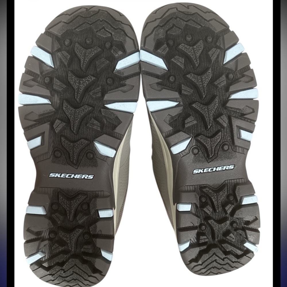 Skechers Trego water repellent washable trail sneakers, blue/grey - Picture 5 of 7